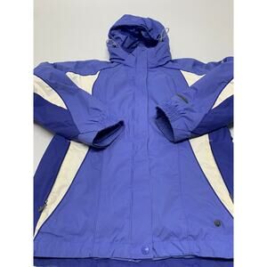 Columbia Jacket Hoodie Full Zip Blue S Women's A1